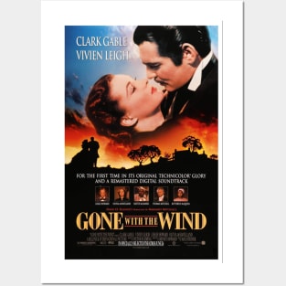 Gone With The Wind 1998 Re-Release Movie Poster Posters and Art